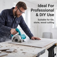 Scie circulaire électrique portative professionnelle à vitesse réglable 1100W pour le travail du bois