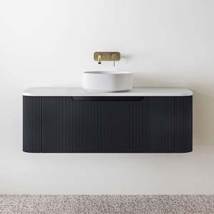 Mueble de Baño Flotante Moderno Minimalista de Lujo Ligero, Serie Oscura, con Lavabo Individual y Espejo Inteligente - Product Image 6