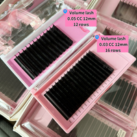 BY Lash Cashmere Lash Wholesale Volume Eyelashes Trays Handmade Velvet Silk 0.03 Lash 5-25mm No-sticky Lash Extension