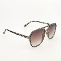Nouvel arrivage Lunettes de soleil tendances de créateur de luxe vintage Lunettes de soleil à double pont pour hommes et femmes