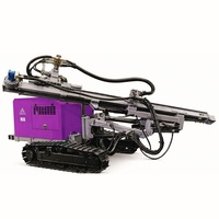 Foreuse de mine à percussion, équipement de forage hydraulique portable avec 12 éléments filtrants et dépoussiéreur
