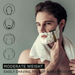 Maquinilla de afeitar con mango largo de bambú para hombre, maquinilla de afeitar de seguridad de doble filo, venta al por mayor - Product Image 6