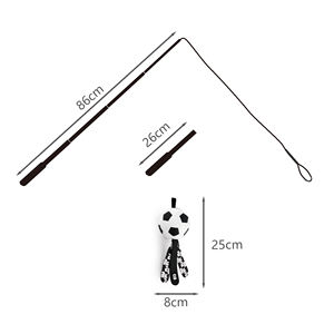 Jouets pour animaux de compagnie officiels de la Coupe du monde <span class=keywords><strong>FIFA</strong></span> 2026, jouets interactifs pour chiens, jouets de poursuite pour chiens, bâton extensible pour chiens pour l'exercice en plein air - Product Image 2