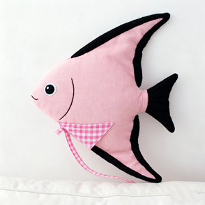 Giocattoli personalizzati per bambini con delfino in cotone animali di lino peluche rosa delfino peluche - Product Image 6