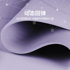 เสื่อโยคะคู่ หนา 15 มม. TPE กันลื่น ลายเรขาคณิต รูปสี่เหลี่ยมผืนผ้า สำหรับออกกำลังกายที่บ้าน ใช้ได้ทั่วไป - Product Image 1