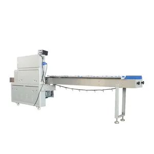 semi-automatic flow pack machine candies flow wrapping horizontal packing machine with date printer