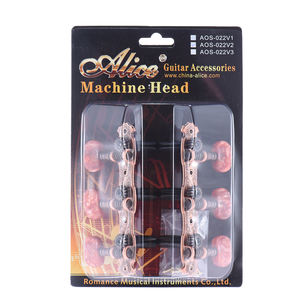 <span class=keywords><strong>Alice</strong></span> AOS-022V2P acustica classica chitarra accordatura tasti pioli corda accordatori teste macchina con bronzo viola placcato 1 paio - Product Image 5