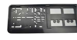 กรอบป้ายทะเบียนพลาสติกมาตรฐานยุโรปขายดี, กรอบป้ายทะเบียนรถยนต์ - Product Image 4