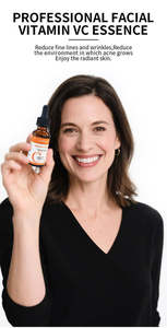 Suero Iluminador con Vitamina AHA Antiarrugas OEM, Fortalece la Barrera Cutánea, Hidrata, Ácido Hialurónico, Vitamina C Facial - Product Image 2