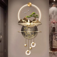 Lampe murale LED 3D SHENGTAI pour couloir, art déco paysage chinois haut de gamme, murale décorative électrique suspendue