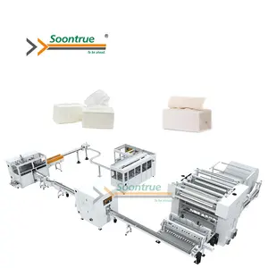 automatic small scale v fold tissue toilet paper making machine system price