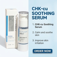 Sérum Apaisant Agricmake Série Exclusive au Cuivre Bleu et Peptides 30ml – Mélange Premium de Soins Personnels de Haute Qualité, Cosmétiques de Beauté pour Tous