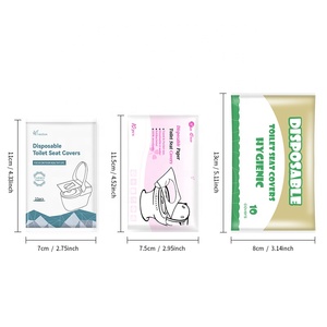 Nhà Vệ Sinh Chỗ Ngồi Bao Gồm Dùng Một Lần Nhà Vệ Sinh Chỗ Ngồi Bìa <span class=keywords><strong>Flushable</strong></span> 380*460Mm 1/28-Gấp Giấy Nhà Vệ Sinh Lót - Product Image 2