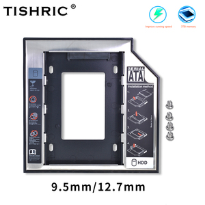 TISHRIC <span class=keywords><strong>Caddy</strong></span> per HDD in Alluminio 9.<span class=keywords><strong>5</strong></span>/12.7 Pollici Case per Disco Rigido SSD SATA 3.0 da 7mm Optibav 2 <span class=keywords><strong>5</strong></span>\" 2TB per Laptop CD DVD ROM - Product Image 6