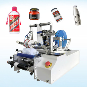 Small Manual High Quality Semi-Automatic Bench Top Beer Can Round Bottle <strong>Label</strong> <strong>Machine</strong> with Print Date <strong>Coder</strong> - Product Image 4