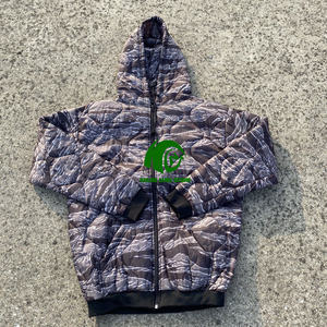 Peso ligero portátil al aire libre <span class=keywords><strong>Rhodesia</strong></span> pullover hombres woobie chaqueta táctica con capucha - Product Image 5