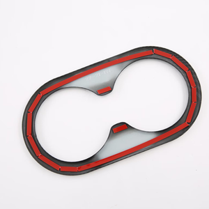 Kit de Accesorios Interiores para Automóvil, Kit de Carrocería ABS, Cubierta Protectora para Portavasos Trasero, Accesorios de Decoración para F-150 <span class=keywords><strong>2021</strong></span> - Product Image 4