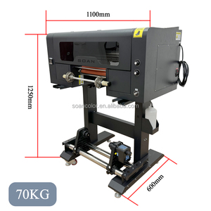 เครื่องพิมพ์ดิจิตอลแบบม้วนต่อม้วน UV DTF A/B Film 2 in 1 หัวพิมพ์อิงค์เจ็ท Xp600 ขนาด A3 - Product Image 3