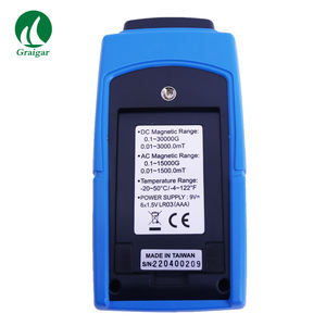 TENMARS TM-197 TM197 AC / DC Gaussmeter Magnetometer Pengukur Kekuatan Medan Magnet dengan Fungsi Data HOLD dan Lampu Latar - Product Image 6