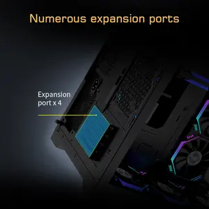 Gabinete de PC Lovingcool 2025 Full Tower ATX MATX ITX con Cristal Curvo - Product Image 1