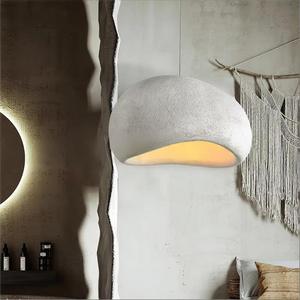 โคมไฟเพดานทรงเมฆ สำหรับห้องนั่งเล่น สไตล์วบิซาบิ น้ำหนักเบา ทำจากโพลีสไตรีนขยายตัว ไฟ LED ขายตรงจากโรงงาน โคมไฟเพดานรุ่นใหม่ Khmara - Product Image 4