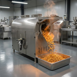 Machine à torréfier électrique à induction pour noix, amandes, noix de cajou, noix de Grenoble et grains de café - Product Image 1