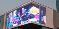 Afficheur numérique LED extérieur à effet 3D P3-P10, étanche IP65, pleine couleur, haute luminosité, avec une durée de vie de 100 000 heures