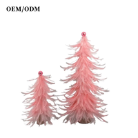 Décoration de Noël en plumes vertes naturelles, artisanat écologique non toxique, pour intérieur et extérieur, fête à la maison