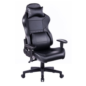 VANBOW Chaise de <span class=keywords><strong>bureau</strong></span> ergonomique en cuir de qualité supérieure en acier inoxydable style moderne pour jeux vidéo professionnels - Product Image 1
