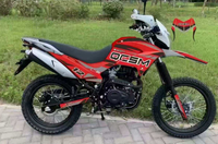 200CC / 250CC İsteğe Bağlı Arazi Motosikleti Tek Silindirli Off Road Motosiklet Yüksek Yerden Yükseklik Enduro Motosiklet Afrika için