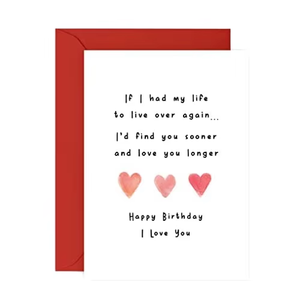 Tarjeta de Agradecimiento Personalizada de Papel Kraft Ecológico para el Dí<span class=keywords><strong>a</strong></span> de San Valentín, para É<span class=keywords><strong>l</strong></span> o Ella, Esposo y Novio - Product Image 1