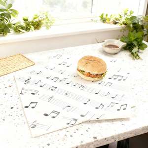 CanteenGreaseproof Laminated Sandwich <b>Wrapping</b> <b>Paper</b> Custom Hamburger Chicken Wrap Table Mat Disposable Wax <b>Paper</b> - Product Image 1