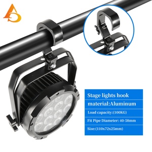 AICPOSE Gancho de Sujeción Plegable de Alta Resistencia para Iluminación de Escenario, Abrazadera para Montaje en Truss, para Equipos de Escenario - Product Image 2