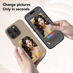 Soonleader 2024 Hot DIY Phone Case Display par connexion NFC pour <span class=keywords><strong>iPhone</strong></span> 16 Pro 4 couleurs Elink Screen Durable Mobile Phone Case - Product Image 4