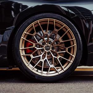 Jantes forgées 1 pièce 17 18 19 20 22 24 pouces 5x112 5x120 5x114.3 pour <span class=keywords><strong>BMW</strong></span> M3 G80 M4 G82 Bronze Design 827M - Product Image 1