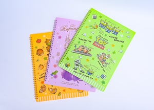 Thiết Kế Mới Chuyên Nghiệp Không Thấm Nước Dễ Thương Phim Hoạt Hình Cuộn Dây 6 + 1 Trường Chất Lượng Cao Thư Mục - Product Image 2