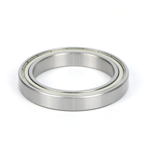Rodamiento de pared delgada de acero inoxidable SUS304 6804 RSZZ, no magnético, resistente al óxido, para dispositivos miniatura sanitarios y de uso alimentario. - Product Image 1