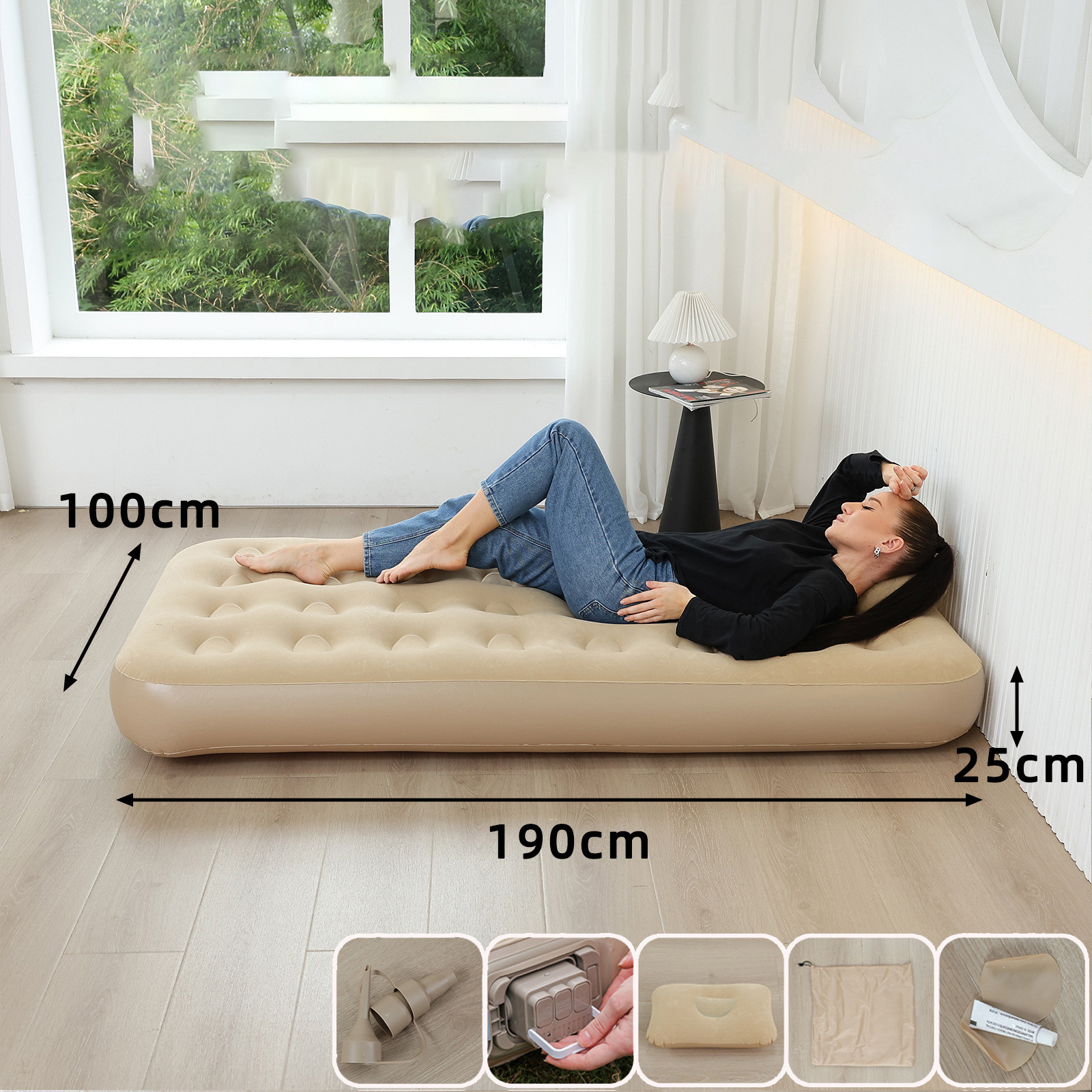 Single (low bed) beige