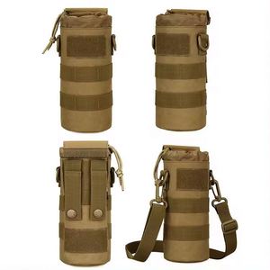 Free Sample Custom Wholesale Durable <b>Folded</b> Tactical Water Bottle Holder <b>Bag</b> Outdoor Travel Unisex Kettle Pouches For Camping - Product Image 2
