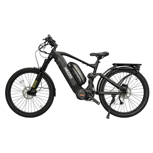 HEZZO K8 E-bike 1000W Motor 120-160KM Range Waterproof App Control 27.5Inch Carbon Fiber 9-Speed 50km/h 40Ah Lithium Front - Product Image 1