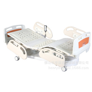 เตียงไฟฟ้าสำหรับโรงพยาบาล รุ่น HR-859 ABS ยี่ห้อ Henry พร้อมล้อป้องกันการชน สำหรับการดูแลผู้ป่วยในห้องไอซียู - Product Image 2