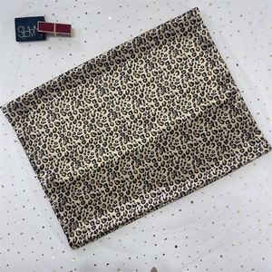 Leopard Print Satin <b>Sleep</b> Set <b>Mask</b> Hair Scrunchy Headband Soft Eye Cover for Travel, Nap & Night Sleeping - Product Image 3