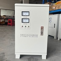 Régulateur de tension monophasé CA 220V 10 KVA SVC entièrement automatique avec relais stabilisateur en cuivre pur pour usage domestique et industriel 50/60Hz haute performance