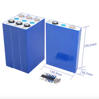 Sel Baterai LiFePO4 Prismatik EV E 3.2V 105Ah 1C LF105 untuk Penyimpanan Energi Surya, Pembangkit Listrik Off-Grid, 10000 Siklus, -40C hingga +80C