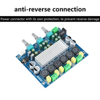 50W * 2 + 100W carte amplificateur de son double canal stéréo TPA3116D classe D 2.1 canaux amplificateurs Audio numériques Module AMP DC 8-24V