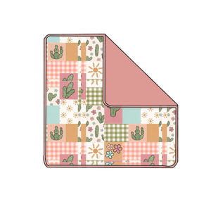 Vêtements pour enfants en fibre de bambou biologique personnalisés, couvertures d'hiver pour bébés, imprimées simples, confortables, tricotées - Product Image 2