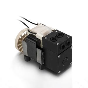 Résistant à la corrosion 220V AC moteur en alliage d'<span class=keywords><strong>aluminium</strong></span> micro pompe d'échantillonnage de gaz 7LPM débit 2.5bar pression-85KPa pompe à air sous vide - Product Image 2