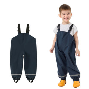 Pantalones de Lluvia para Niños <span class=keywords><strong>DELIA</strong></span>, con Correa de Dibujos Animados, Impermeables, Transpirables, con Revestimiento de Poliéster PU de 0.12mm, Reflectantes, para Actividades al Aire Libre - Product Image 2