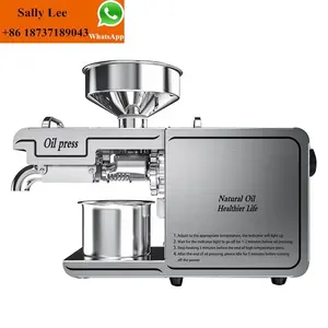automatic soybean oil press machine sunflower/castor/peanut screw oil press