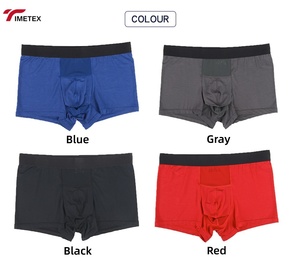 TIMETEX Intimo <span class=keywords><strong>Uomo</strong></span>: Boxer Briefs con Doppia Tasca per Valorizzare il Volume, in Modal, con Supporto Scrotale Separato - Product Image 5